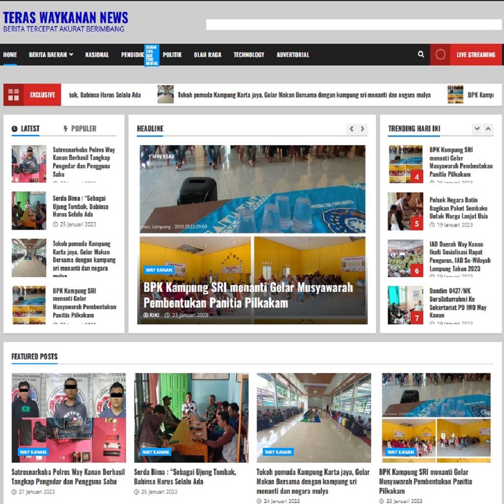 Portal Website Personal